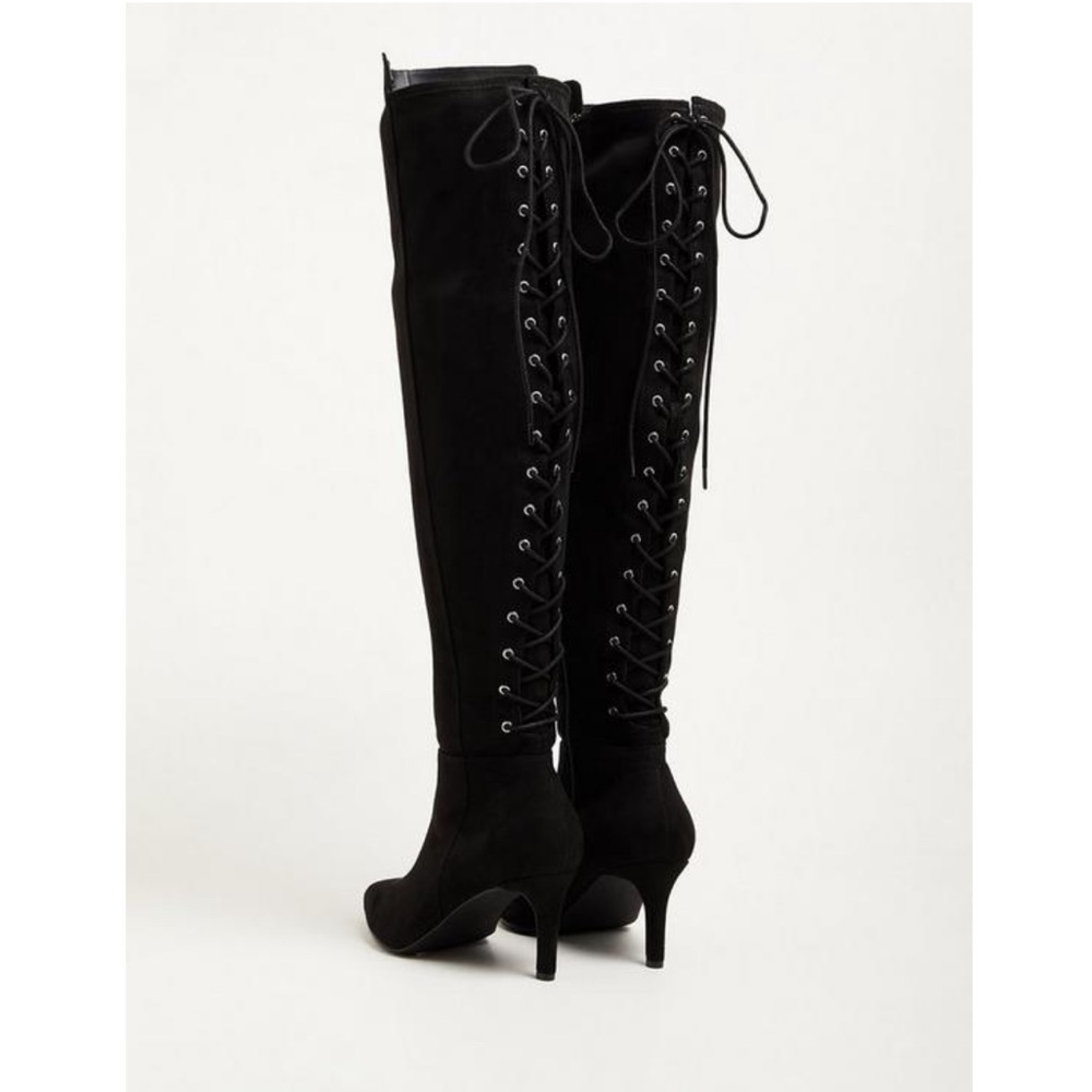 Lace Up / Zipper Closure Stiletto Over the Knee Boots
